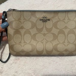 Coach wristlet Waller (double sided)